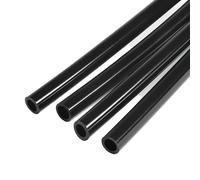 ERBER Manguera de silicona de 1/3/5/10 m, de grado alimenticio, flexible, negra, for riego de acuarios, conector de agua, mangueras de jardín.(10 meters,ID 10mm x OD 14mm)