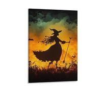 ERBFRIXDB Bruja Cuadro En Lienzo Cuadros Decoracion Pinturas Murales Cuadros Modernos Impresiones Lienzo Para Dormitorio Salon Poster 16x24inch(40x60cm)