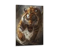 ERBFRIXDB Tigre Cuadro En Lienzo Cuadro DecoRataivo Pinturas Murales Cuadros Modernos Impresiones Lienzo Para Dormitorio Salon Poster 20x30inch(50x75cm)
