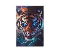 ERBFRIXDB Tigre Cuadro En Lienzo Cuadros Decoracion Pinturas Murales Cuadros Modernos Impresiones Lienzo Para Salon Dormitorios Comedor Pasillo 08x12inch(20x30cm)