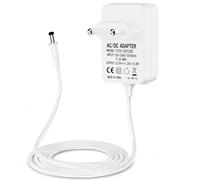 ERBO Fuente de alimentación de 15 W compatible con Echo Dot (3/4/5ª generación), Echo Show 5 (1ª 2ª generación), Echo Spot, Dot Kids Edition, Fire TV Cube, 12 V 1,25 A Cargador de repuesto, adaptador