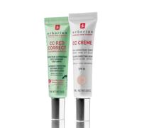 Erborian - Set de 2 productos: 1 CC Cream con Centella Asiática - 15 ml - Clair + 1 CC Red Correct con Centella Asiática - 15 ml - Cosmética Coreana