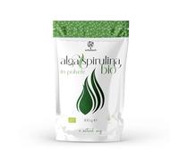 ERBOTECH Espirulina en Polvo BIO, Bolsita de 100 g, Rico en Proteínas, Calcio y Vitaminas, Rico en Nutrientes, Apoyo Biológico, Vegano, Made in Italy