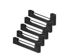 ERC09 Cinta Negra Púrpura ERC-09 ERC09B Apto for Epson M160 M180 M190 M191G M163 M164 M181 M182(Purple x 5)