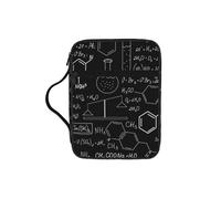 ERCgad - Bolsa de almacenamiento de la Biblia para hombres y mujeres, diseño abstracto de ciencia química para pastores, regalo para la iglesia y viajes en el hogar