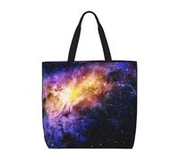 ERCgad Bolsa de hombro con estampado de galaxia en el universo de gran capacidad para mujer, para compras, viajes, trabajo