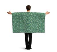 ERCgad Bonito disfraz de cactus sin costuras con diseño de bandera patriótica, accesorio para adultos, eventos deportivos festivos