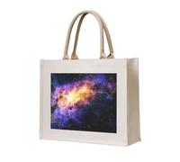 ERCgad Galaxy In The Universe - Bolsa de mano unisex con estampado de galaxia en el universo, grande, reutilizable, ligera, compras, viajes, oficina, trabajo, fin de semana