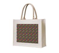 ERCgad Gay Pride - Bolsa de mano unisex con estampado de arco iris, grande, reutilizable, ligera, para compras, viajes, oficina, trabajo, fin de semana