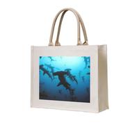 ERCgad Hammerhead Sharks Print - Bolsa de mano unisex grande, reutilizable, ligera, para compras, viajes, oficina, trabajo, fin de semana