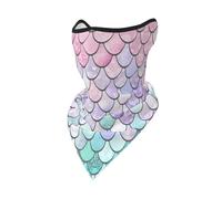 ERCgad Máscara deportiva con estampado de sirena roja y morada, polaina térmica para el cuello, para correr, ciclismo, esquí, actividades al aire libre