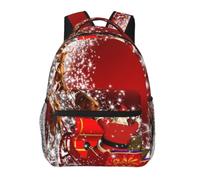 ERCgad Mochila de ocio versátil con estampado mágico de Navidad, ligera, para viajes al aire libre, uso diario, accesorio