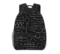 ERCgad Mochila de ocio versátil con ilustración abstracta de ciencia química, impresión 3D, ligera, para viajes al aire libre, uso diario, accesorio
