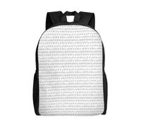 ERCgad Mochila ligera para viajes, senderismo, oficina, trabajo al aire libre, con estampado de letras, lengua de señas