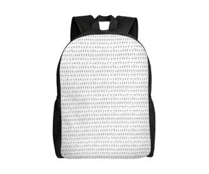 ERCgad Mochila ligera para viajes, senderismo, oficina, trabajo al aire libre, con estampado de letras, lengua de señas