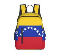ERCgad Mochila ligera unisex con estampado de bandera de Venezuela, resistente al agua, mochila informal para el trabajo, gimnasio, senderismo