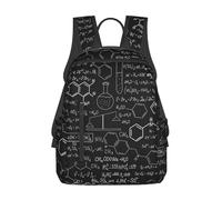 ERCgad Mochila ligera unisex con ilustración abstracta de ciencia química e ilustración 3D, resistente al agua, mochila informal para trabajo, gimnasio, senderismo