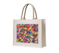 ERCgad Origami Paper Cranes Print - Bolsa de mano unisex grande, reutilizable, ligera, para compras, viajes, oficina, trabajo, fin de semana