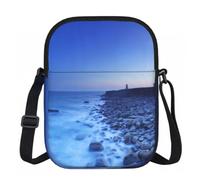 ERCgad The Seaside Lighthouse - Bolso bandolera para mujer, bolso de viaje, trabajo, oficina, fiesta, uso diario