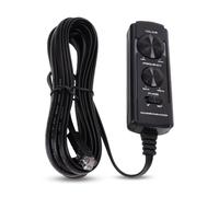 Erchineko Control Remoto con Cable para Subwoofer de Coche | Cable de Control de Altavoz de Graves para Coche con Interruptor de Fase, Refuerzo de Graves, Frecuencia, Ajuste de Ganancia