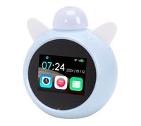 Erchineko Despertador Robot IA para Niños con Cuentos y Ruido Blanco | Pantalla Táctil HD de 2.8 Pulgadas, Cuentos Activados por Voz, Ruido Blanco, Luz Nocturna, Batería de 1500mAh, Tipo-C, WiFi