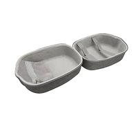 Erchineko Estuche de Viaje para Auriculares EVA VR Estuche de Transporte Portátil PS VR2 Gris con Cubierta Protectora de Lente, Carcasa Dura Anticaída para Accesorios PS2
