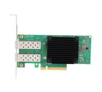 Erchineko Tarjeta Adaptadora de Red Ethernet de Doble Puerto 25G, 2 Tarjetas de Red PCIe SFP28, Chip ConnectX 5 EN para Servidor, Centro de Datos, Computación EN la Nube, bajo Consumo, Soporte RDMA