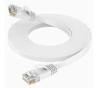 Ercielook Cable de red LAN de 8 metros CAT6 de alta velocidad con clips para cables, alargador de cable para PS5/4 router, módem, TV, conmutador de ordenador portátil