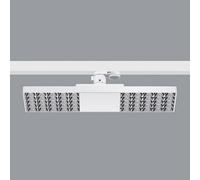 ERCO Jilly 230V BT 15W oval wide 840 blanco/plata