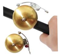 Ercoiong Campana del Anillo de Bicicleta para un níquel Retro para Adultos Cobre Dorado reemplazo de la Campana de Bicicleta Dorada