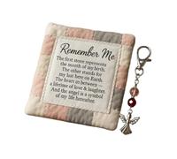 Erconsso Abalorio de ángel de bendición, suave y duradero, hecho a mano, llavero de ángel significativo, para hombres, mujeres, familiares, amigos, hogar, viajes, vacaciones, bolsa, C, Refer to