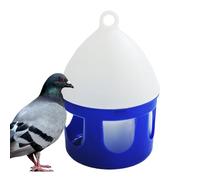 Erconsso Alimentador de agua para palomas | Dispensador de agua para pájaros de 2 litros, a prueba de derrames, extraíble para instalación de incubadoras, criar codornices, criar patos, mantener