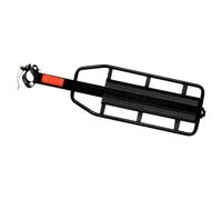 Erconsso Estante trasero para bicicleta, soporte trasero extraíble de aleación de aluminio para bicicletas, soporte de carga de alta resistencia, soporte de equipaje para bolsos, cestas de entrega de