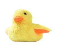 Erconsso Juguete de pájaro aleteo para gatos | Juguete recargable para gatos con hierba gatera, pato de peluche con sonido de gatito, para entrenamiento de ejercicio, alivio del aburrimiento, interior