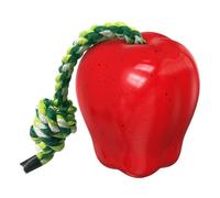 Erconsso Juguetes chirriantes para perros pequeños, mordedor de frutas chirriante para cachorros, juguete masticador agresivo para perseguir, caza, estimulación, entrenamiento, playa, piscina