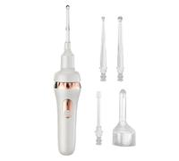 Erconsso Limpiador Eléctrico de Cera para Oídos | Herramienta De Limpieza Auditiva con Succión Potente | Portátil Reutilizable con Luz LED para Niños Y Adultos para Viajes