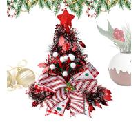 Erconsso Sombrero De Navidad Con Lazo | Accesorios Para Fiestas Multiusos Con Lazo | De Cabeza Navideña Para Mujeres | Para Hogar Invierno Escuela Oficinas Vacaciones Cumpleaños Apartamento