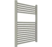 ERCOS calentador de toallas Calentador de toallas de baño Dimensiones 600x770 MM Radiador de baño Color Arena Mate, conexiones de 1/2" Suministrado con kit de montaje