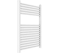 ERCOS Calentador de toallas de baño Calentador de toallas Dimensiones 550 x 770 MM Radiador Blanco Color Moderno Conectores 1/2" Suministrado con Kit de Montaje