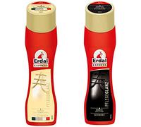 Erdal 2x Express Pflegeglanz Todos los Colores & Negro Betún para Calzado Aceite de Almendras Reaviva