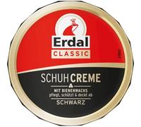 SKUURTFR Erdal Dosencreme schwarz, Schuhcreme mit Bienenwachs - nährt und pflegt das Leder, 1er Pack (1 x 75 ml)