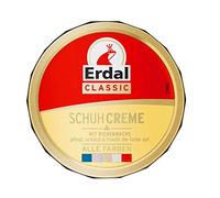 Erdal Crema para zapatos Classic con cera de abejas con aceites nutritivos, cuida, protege y refresca el color, 1 unidad, 1 x 75 ml, incoloro