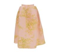 Erdem - Falda Midi Estampado Ramo de Rosas - Skirts - Mujer - Rosa - M -