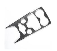 EREASOP Cubierta de fibra de carbono para panel de consola de cambio de marchas compatible con Alfa Romeo Giulia 2020-2023 (negro mate)