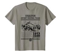 Erector Model Sport Racing Car Team 1913 para niños Camiseta