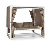 Blumfeldt Eremitage Columpio de lujo 236 x 210 x 180 cm Toldo Cortinas