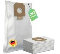 Erenbach 20 bolsas para aspiradora Kärcher 6.904-084.0, 6.904-333.0, Serie Kärcher T7/1, T8/1, T10/1, T11/1, proT 200, fieltro y cierre