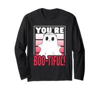 Eres Boo-Tiful Da Miedo Bonito Boo Fantasma Halloween Manga Larga
