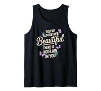 Eres Completamente Hermosa, no Hay Defectos en ti: Mujer Camiseta sin Mangas