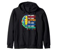 Eres digno, Eres Amado, importas, te Necesitan Sudadera con Capucha